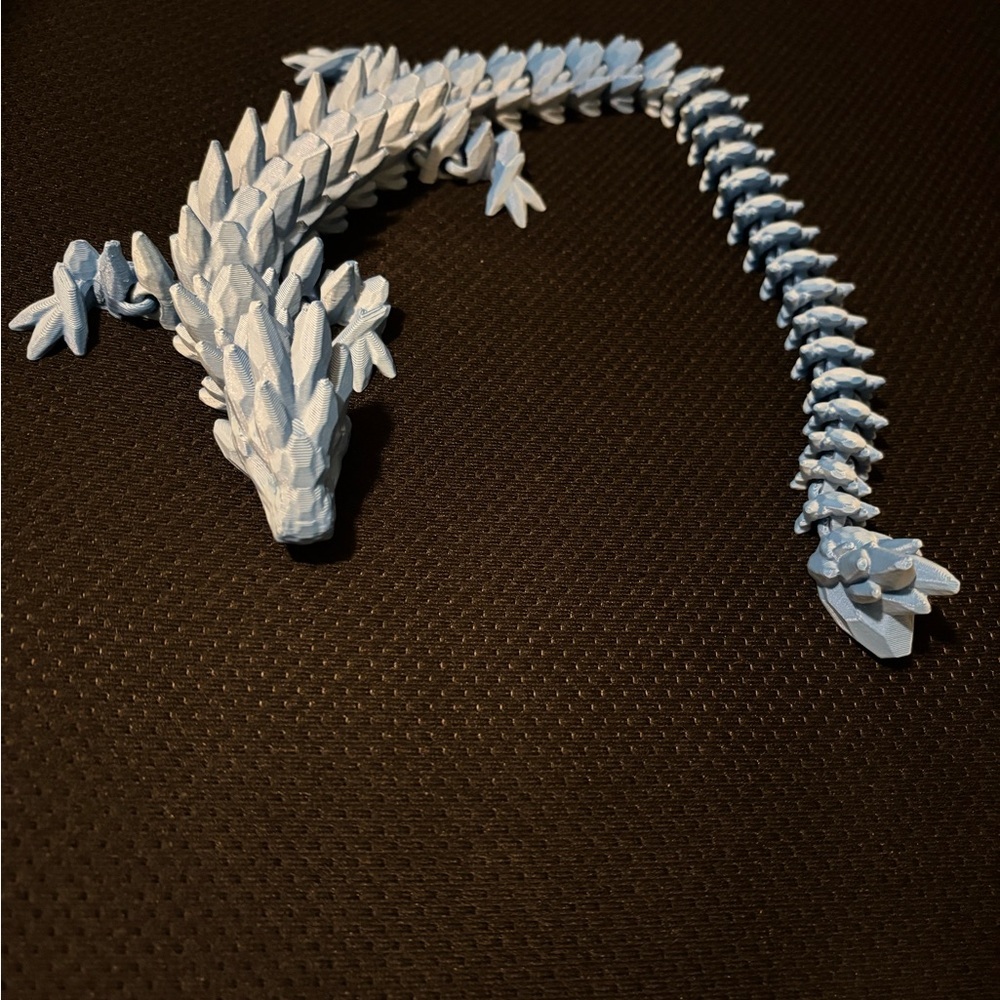 3D printed gemstone dragon